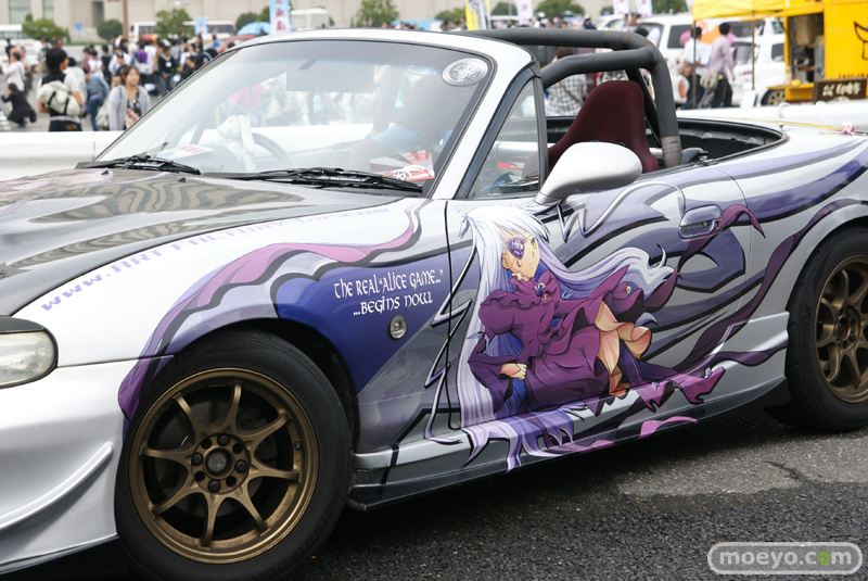 Illustration for article titled A Thousand Cars, Covered In Otaku Stickers